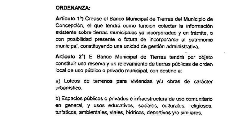 banco tierra NOTA