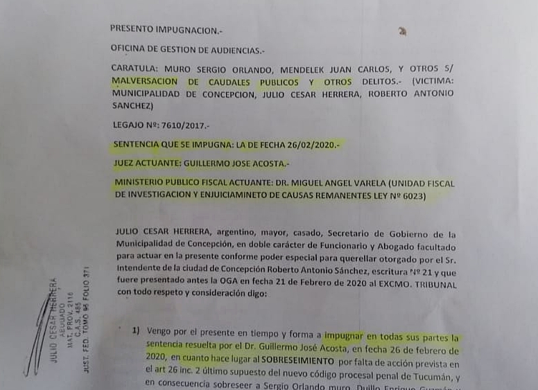 editado impugancion