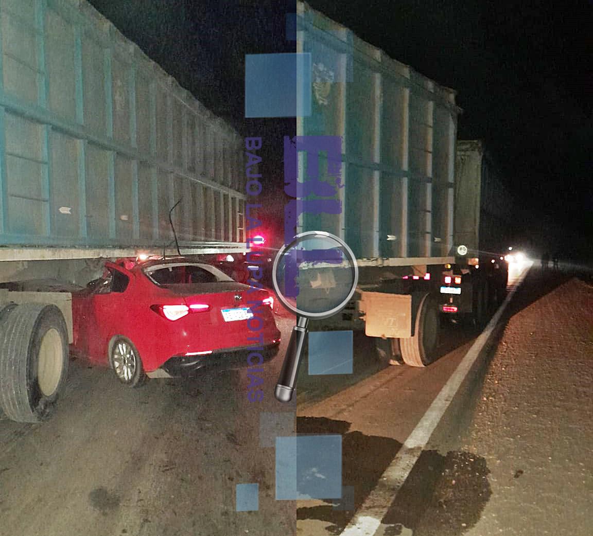 RN157: Un automovilista falleció al incrustarse contra el acoplado de un  camión cañero