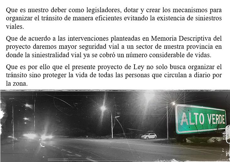 PROYECTO DE SEMAFORIZACION - ALTO VERDE RN38