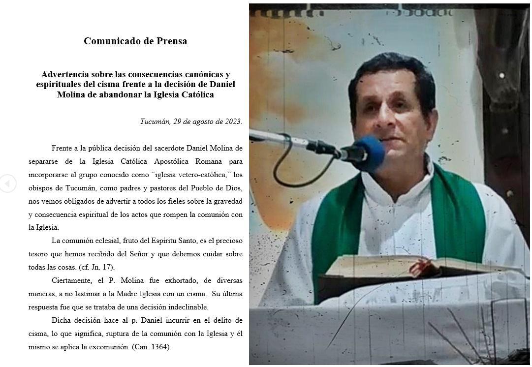 comunicado - padre Daniel