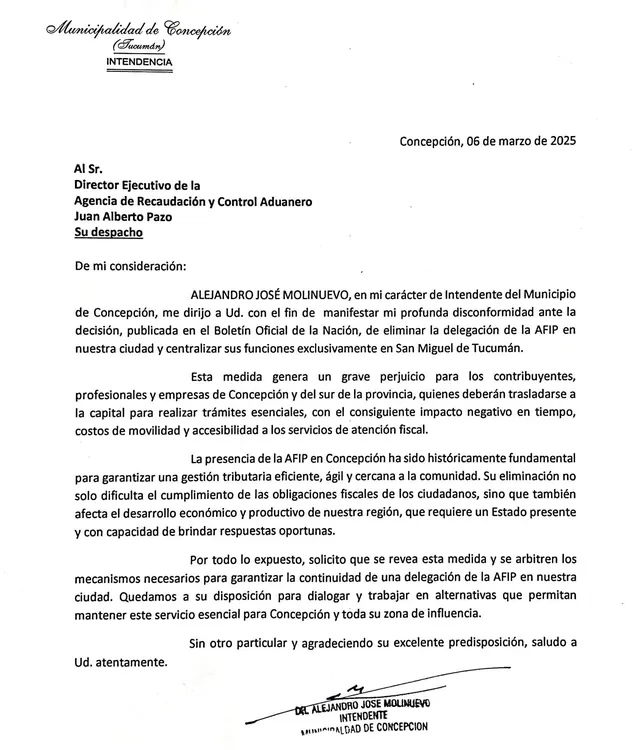 nota completa - ARCA MOLINUEVO