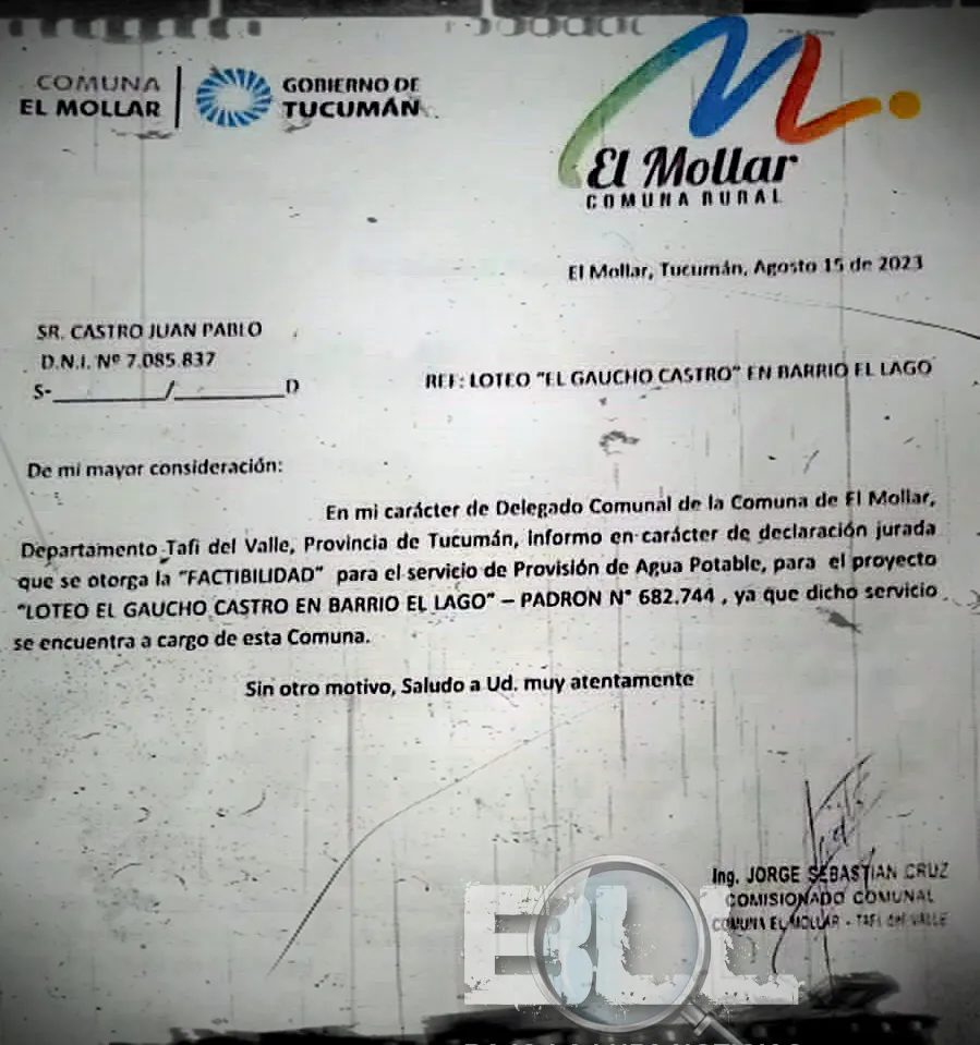 el mollar - factibilidad