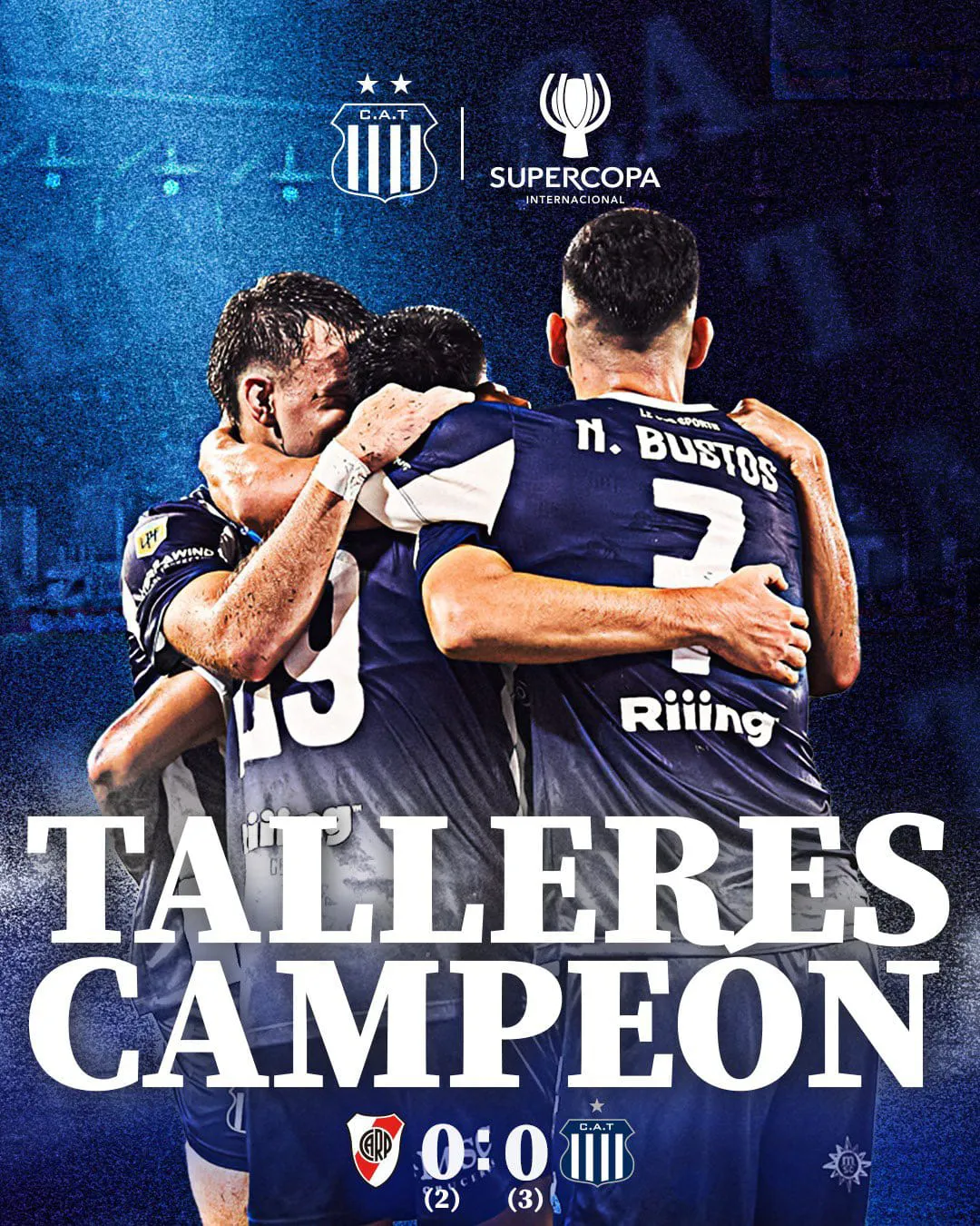 Talleres de Cordoba CAMPEON PLACA