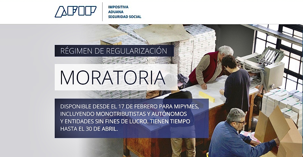 La AFIP Lanza La Moratoria 2020 Para Pymes, Monotributistas Y Autónomos