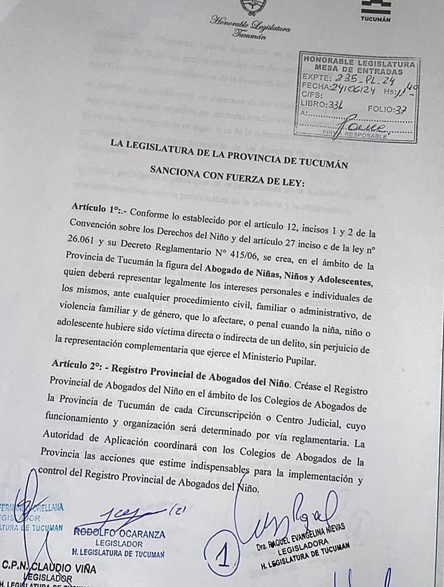 PROYECTO LEGISLADORA NIEVAS