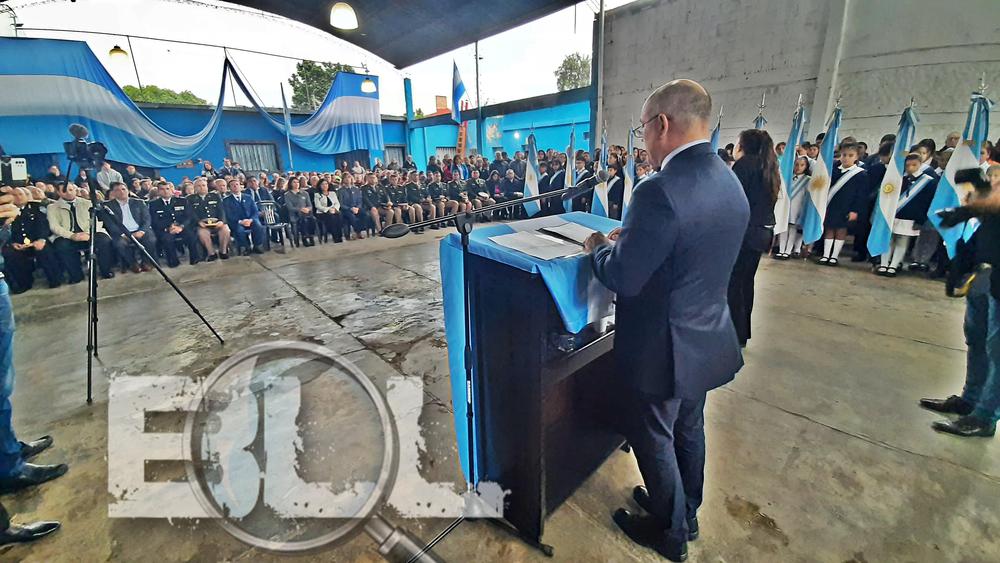 acto dia de la bandera - centro vecinal
