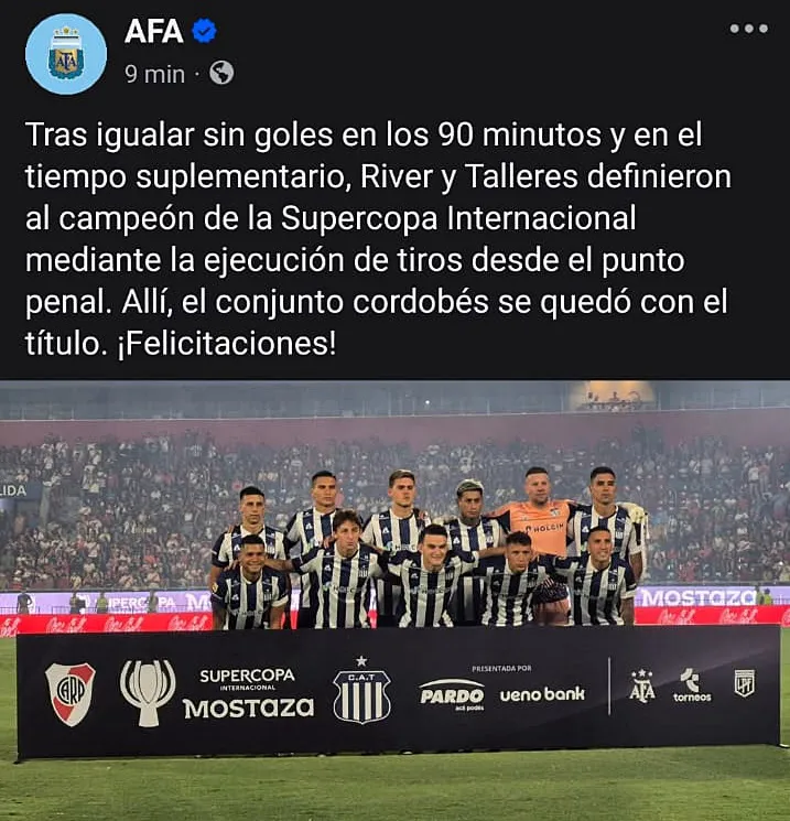 TALLERES - AFA